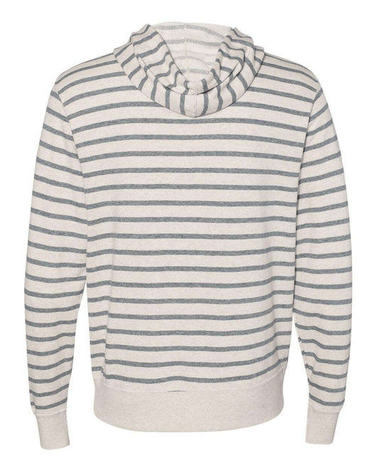 Heathered French Terry Full-Zip Hooded Sweatshirt PRM90HTZ - Full-Zip Hoodie