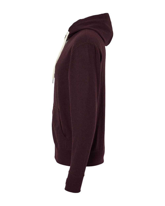 Heathered French Terry Full-Zip Hooded Sweatshirt PRM90HTZ - Full-Zip Hoodie