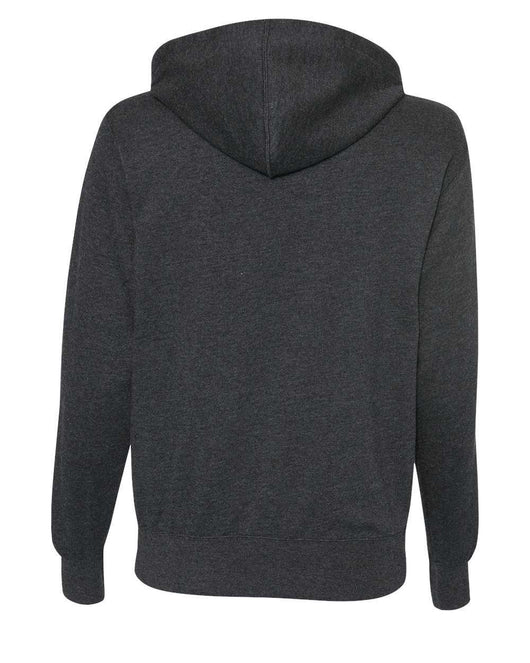 Heathered French Terry Full-Zip Hooded Sweatshirt PRM90HTZ - Full-Zip Hoodie