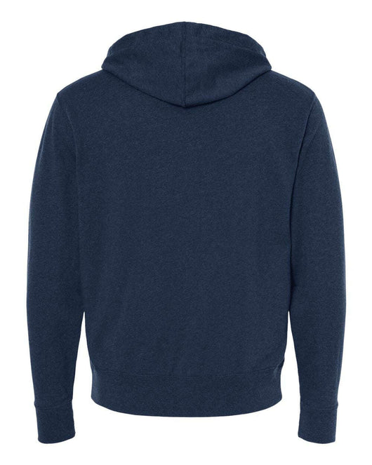 Heathered French Terry Full-Zip Hooded Sweatshirt PRM90HTZ - Full-Zip Hoodie