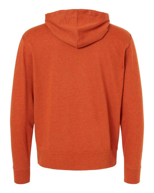 Heathered French Terry Full-Zip Hooded Sweatshirt PRM90HTZ - Full-Zip Hoodie