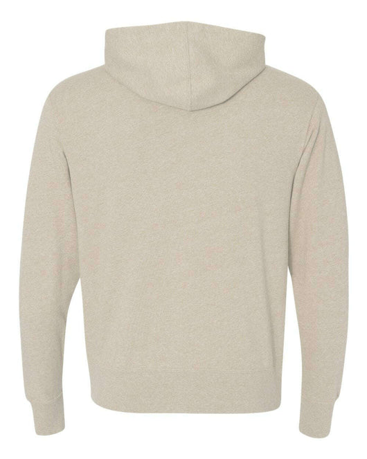 Heathered French Terry Full-Zip Hooded Sweatshirt PRM90HTZ - Full-Zip Hoodie