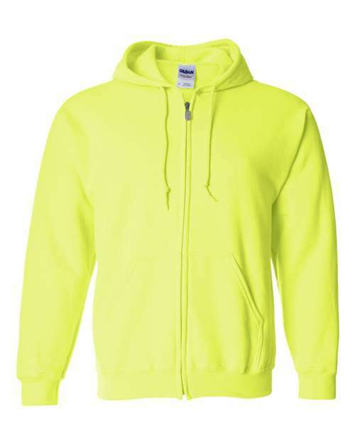 Heavy Blend™ Full-Zip Hooded Sweatshirt - Safety Green - Safety Green / S