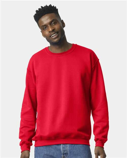 -Heavy Blend™ Crewneck Sweatshirt - Antique Cherry Red-torontoscreenprinting.ca