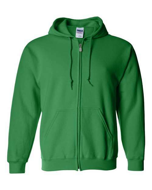 -Heavy Blend™ Full-Zip Hooded Sweatshirt - Irish Green-torontoscreenprinting.ca