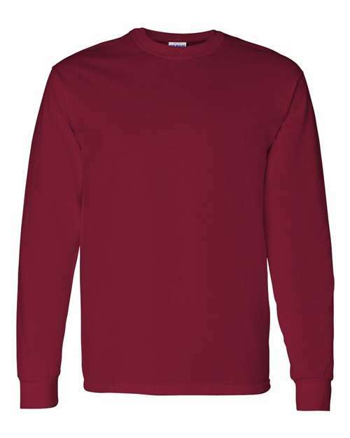 Heavy Cotton™ Long Sleeve T-Shirt - Cardinal Red - Cardinal Red / S