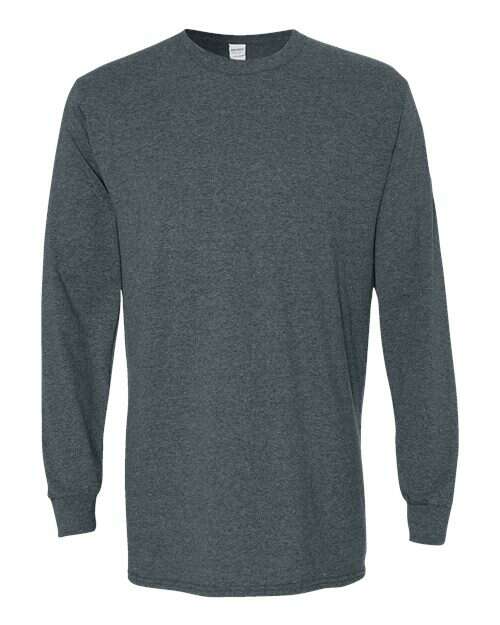 Heavy Cotton™ Long Sleeve T-Shirt - Dark Heather - Dark Heather / S