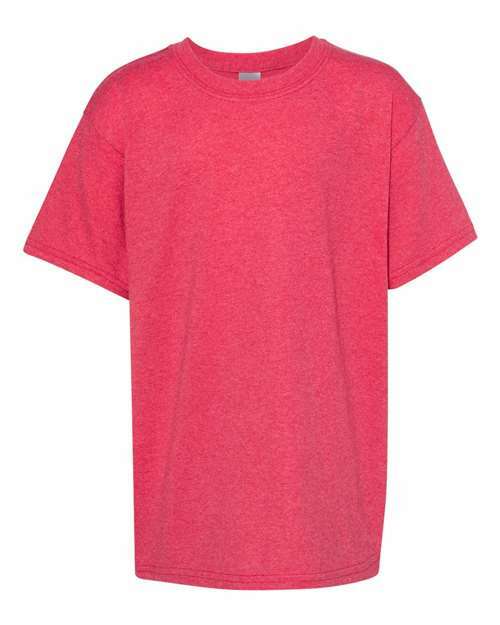 Heavy Cotton™ Youth T-Shirt - Heather Red - Heather Red / XS