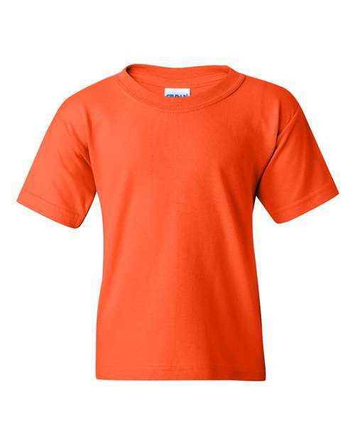 Heavy Cotton™ Youth T-Shirt - Orange - Orange / XS