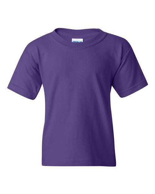 Heavy Cotton™ Youth T-Shirt - Purple - Purple / XS