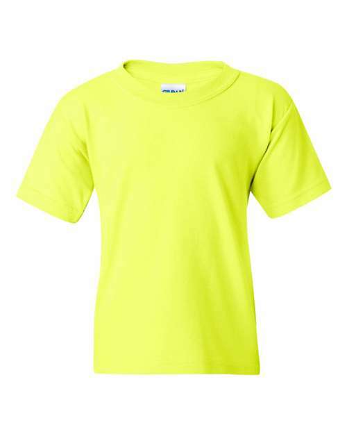 Heavy Cotton™ Youth T-Shirt - Safety Green - Safety Green / XS