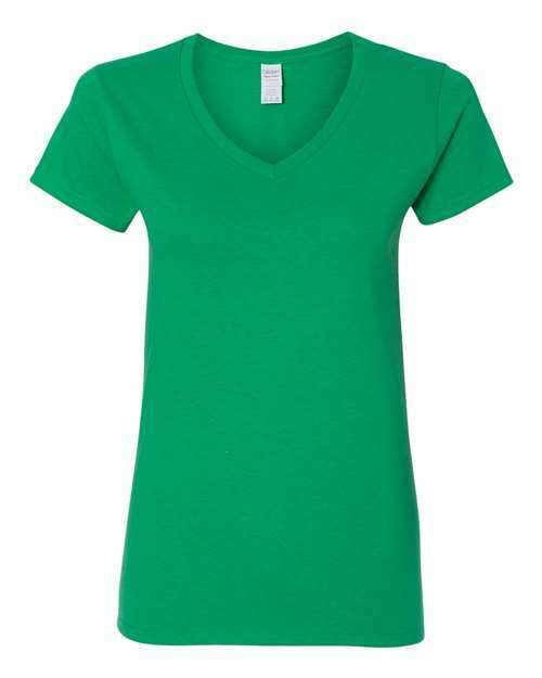 -Heavy Cotton™ Women’s V-Neck T-Shirt-torontoscreenprinting.ca