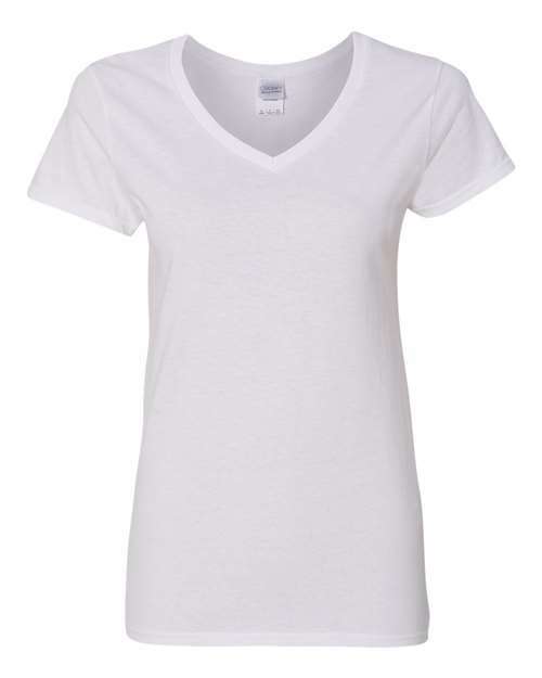 -Heavy Cotton™ Women’s V-Neck T-Shirt-torontoscreenprinting.ca