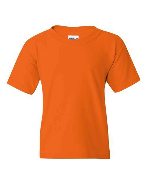 -Heavy Cotton™ Youth T-Shirt - Safety Orange-torontoscreenprinting.ca