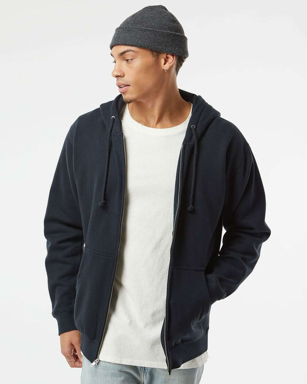 Heavyweight Full-Zip Hooded Sweatshirt - IND4000Z - Full-Zip Hoodie