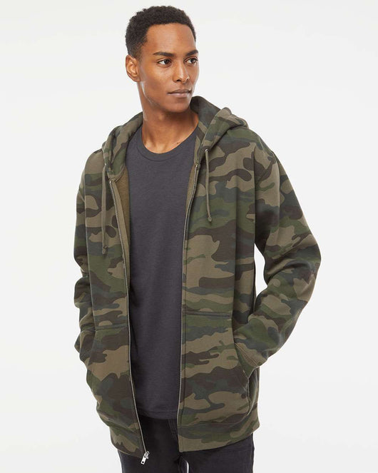 Heavyweight Full-Zip Hooded Sweatshirt - IND4000Z - Full-Zip Hoodie