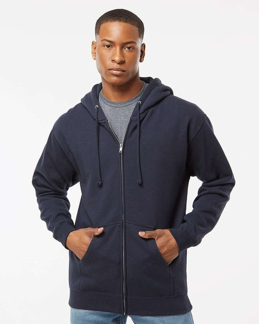 Heavyweight Full-Zip Hooded Sweatshirt - IND4000Z - Full-Zip Hoodie