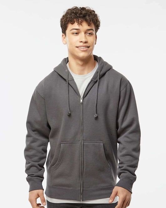 Heavyweight Full-Zip Hooded Sweatshirt - IND4000Z - Full-Zip Hoodie