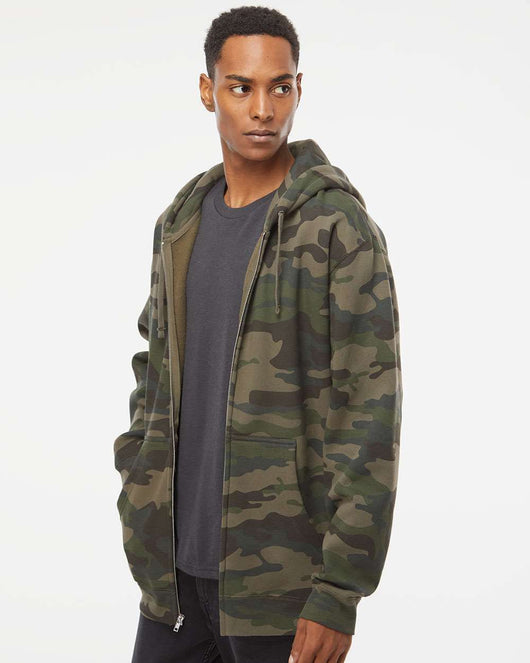 Heavyweight Full-Zip Hooded Sweatshirt - IND4000Z - Full-Zip Hoodie