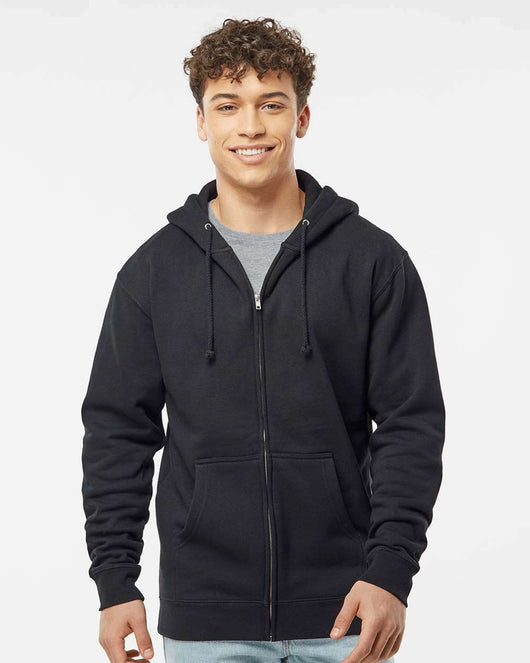 Heavyweight Full-Zip Hooded Sweatshirt - IND4000Z - Full-Zip Hoodie