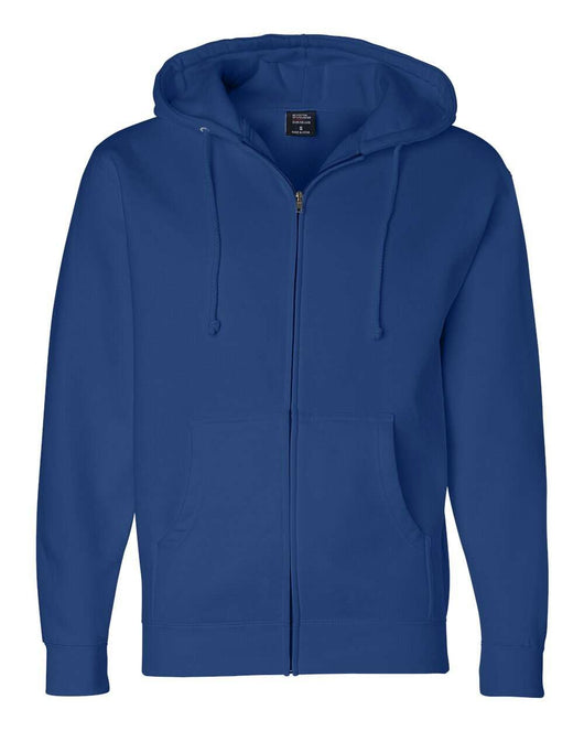 Heavyweight Full-Zip Hooded Sweatshirt - IND4000Z - Royal / XS - Full-Zip Hoodie