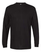 Black long-sleeved shirt from Heavyweight Long Sleeve T-Shirt, ideal for custom apparel projects
