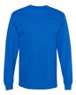 Blue long-sleeved shirt from Heavyweight Long Sleeve T-Shirt classically suited for custom apparel projects