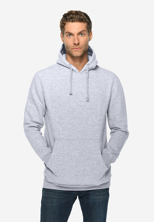 Heavyweight Pullover Hoodie - LS19001 - Heather Grey / XS - Hoodies