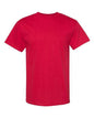 Red short-sleeved T-shirt from Heavyweight T-Shirt Cardinal, ideal for custom apparel