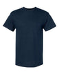 Heavyweight Navy T-Shirt made from durable cotton polyester blend textile
