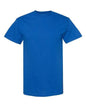 Blue heavyweight T-Shirt Royal made from polyester blend suitable for screen printing and cotton polyester fabrics