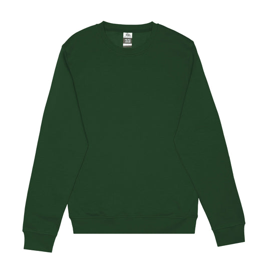 Crewnecks-HERO-1020 Unisex Blank Crewneck Sweatshirt - Forest Green-torontoscreenprinting.ca