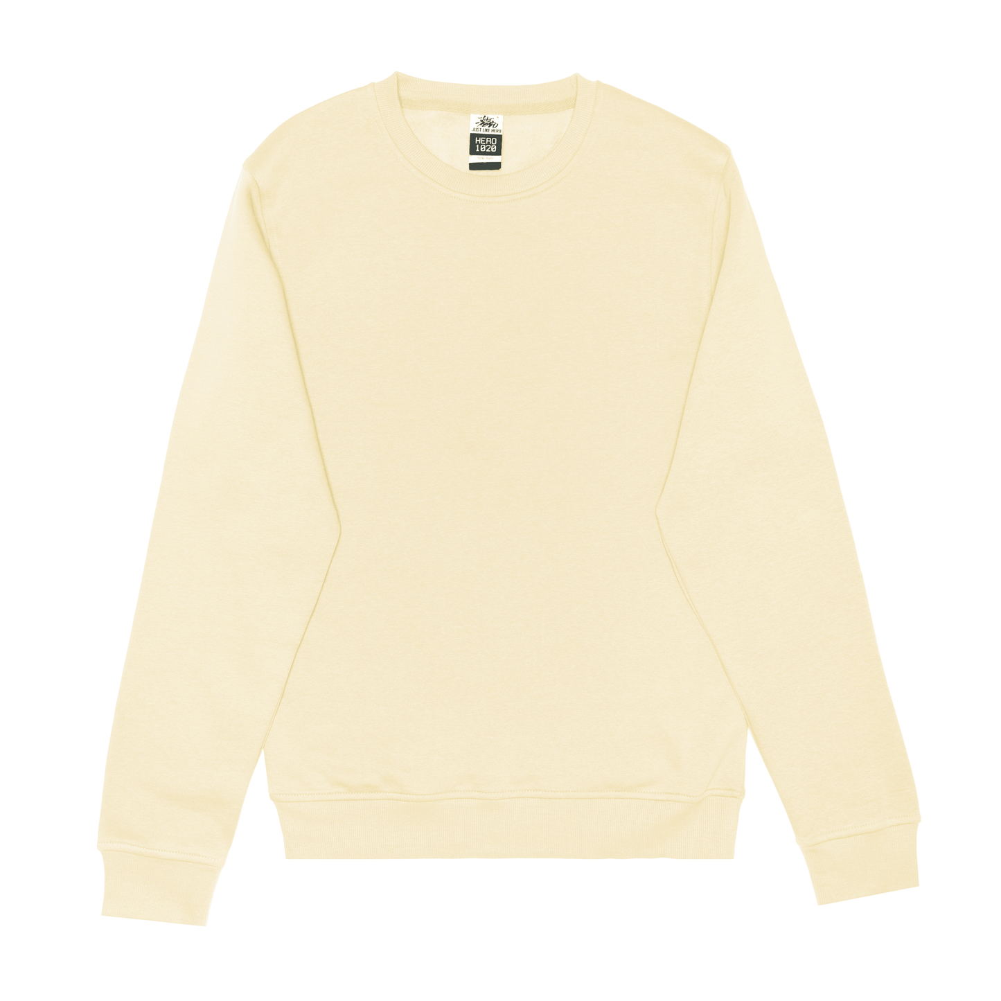 Crewnecks-HERO-1020 Unisex Blank Crewneck Sweatshirt - Ivory-torontoscreenprinting.ca