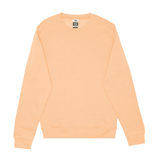 Crewnecks-HERO-1020 Unisex Blank Crewneck Sweatshirt - Peach-torontoscreenprinting.ca