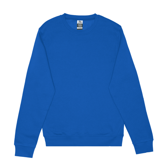 Crewnecks-HERO-1020 Unisex Blank Crewneck Sweatshirt - Royal Blue-torontoscreenprinting.ca