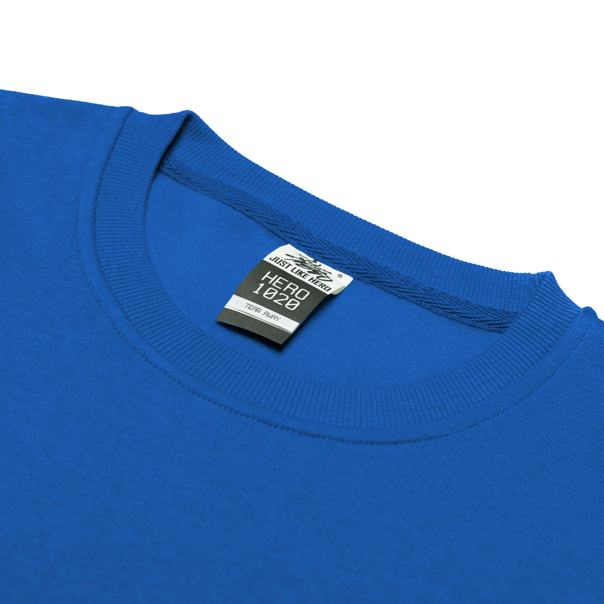 Crewnecks-HERO-1020 Unisex Blank Crewneck Sweatshirt - Royal Blue-torontoscreenprinting.ca