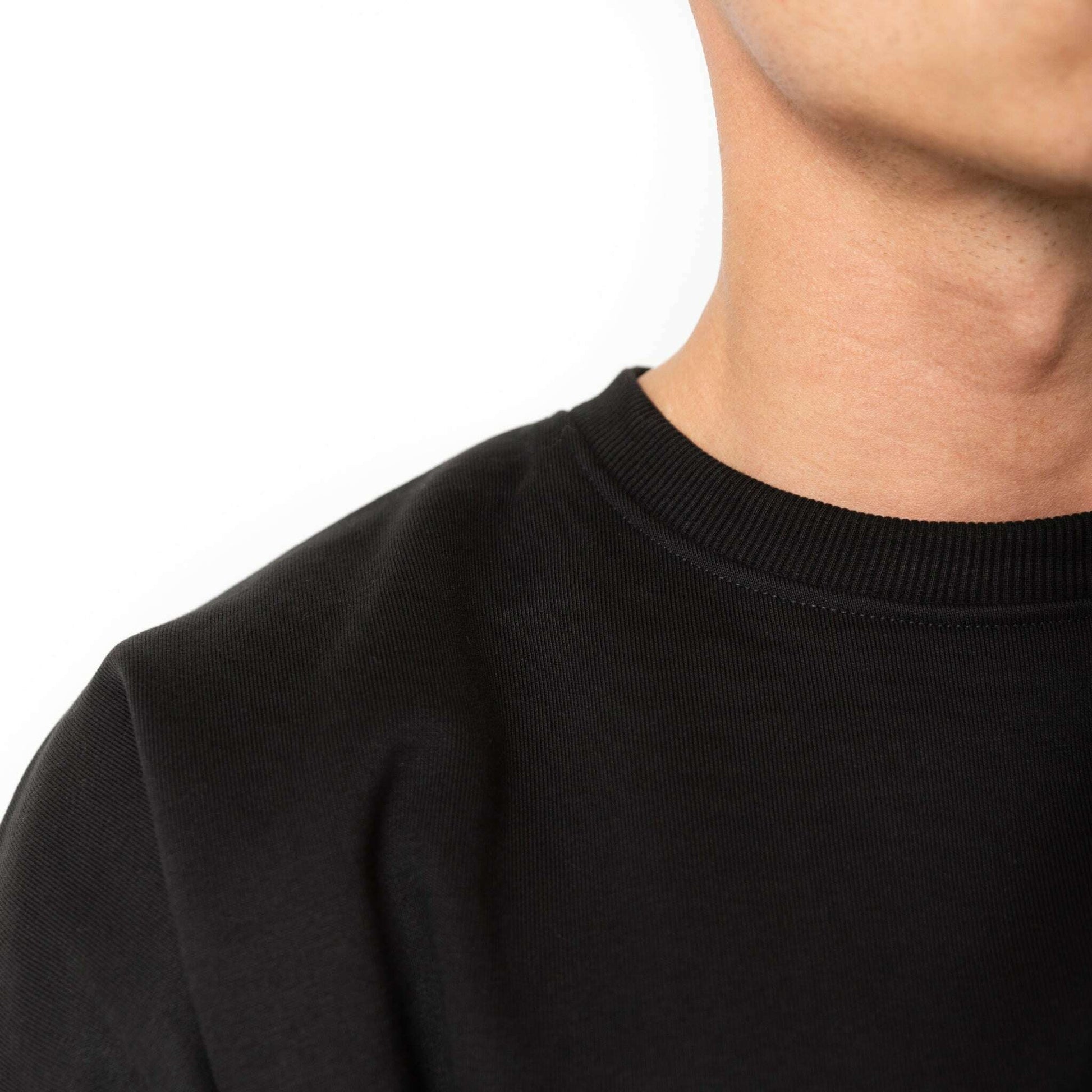 Crewnecks-HERO-1050 MAX Unisex Blank Crewneck Sweatshirt - Black-torontoscreenprinting.ca