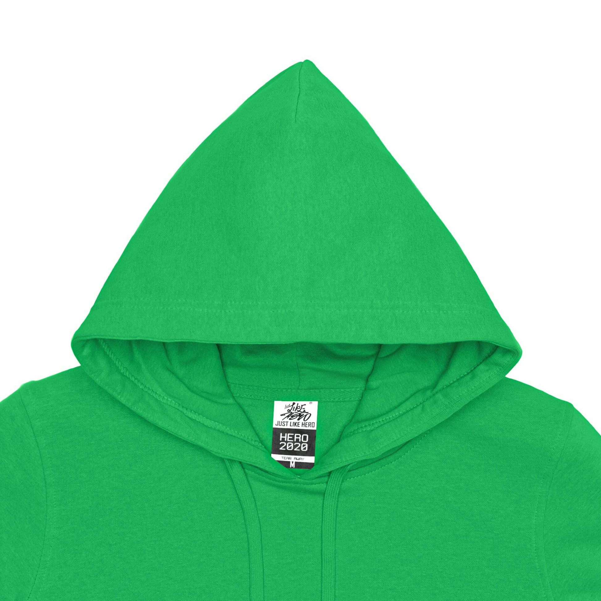 Hoodie-HERO-2020 Unisex Blank Hoodie - Kelly Green-torontoscreenprinting.ca