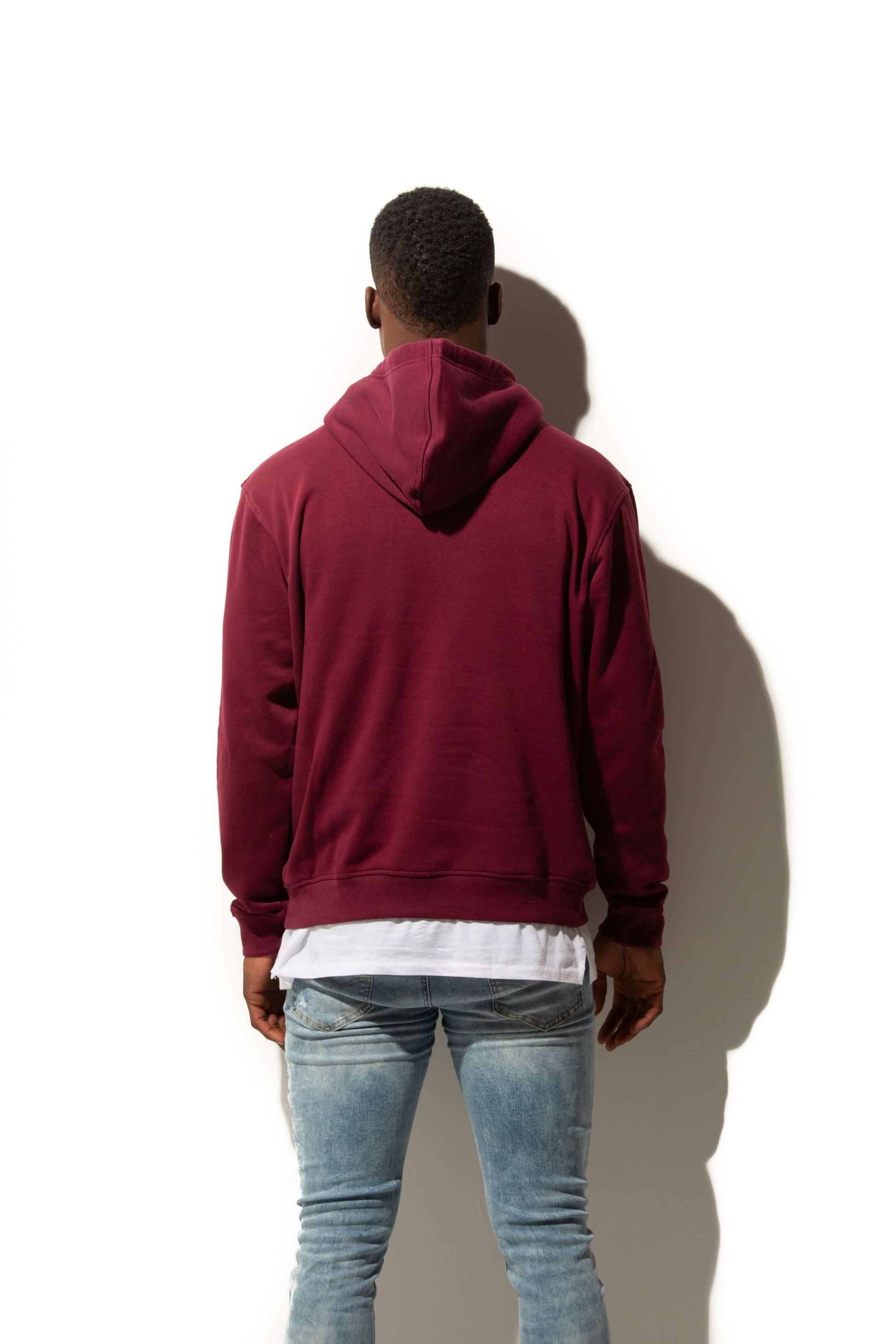 Hoodie-HERO-2020 Unisex Blank Hoodie - Maroon-torontoscreenprinting.ca