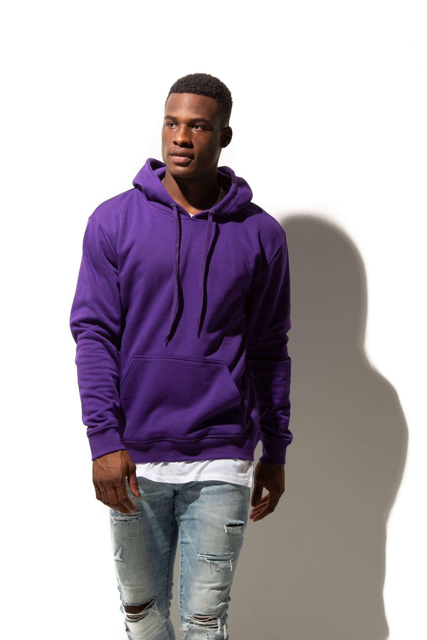 Hoodie-HERO-2020 Unisex Blank Hoodie - Purple-torontoscreenprinting.ca