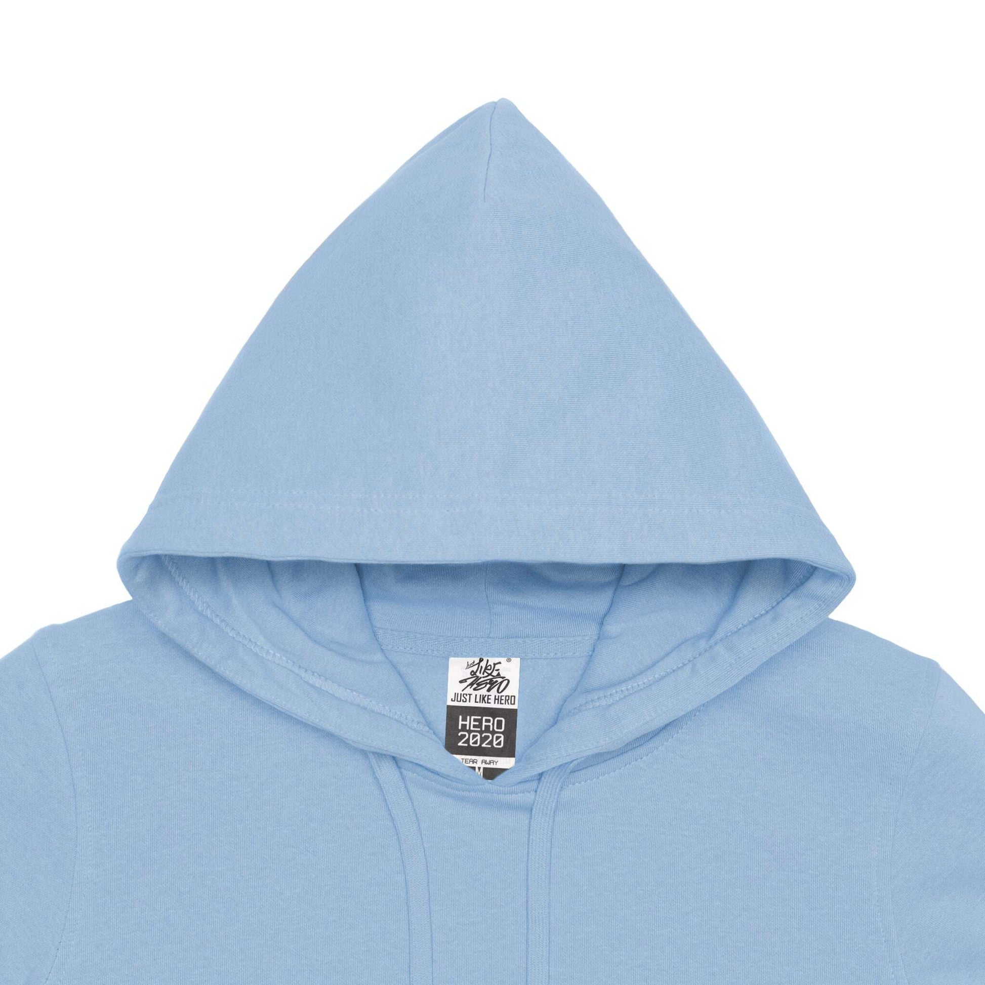 Hoodie-HERO-2020 Unisex Blank Hoodie - Sky Blue-torontoscreenprinting.ca