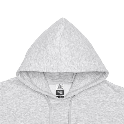 HERO-2020 Unisex Blank Hoodie - Ash Heather