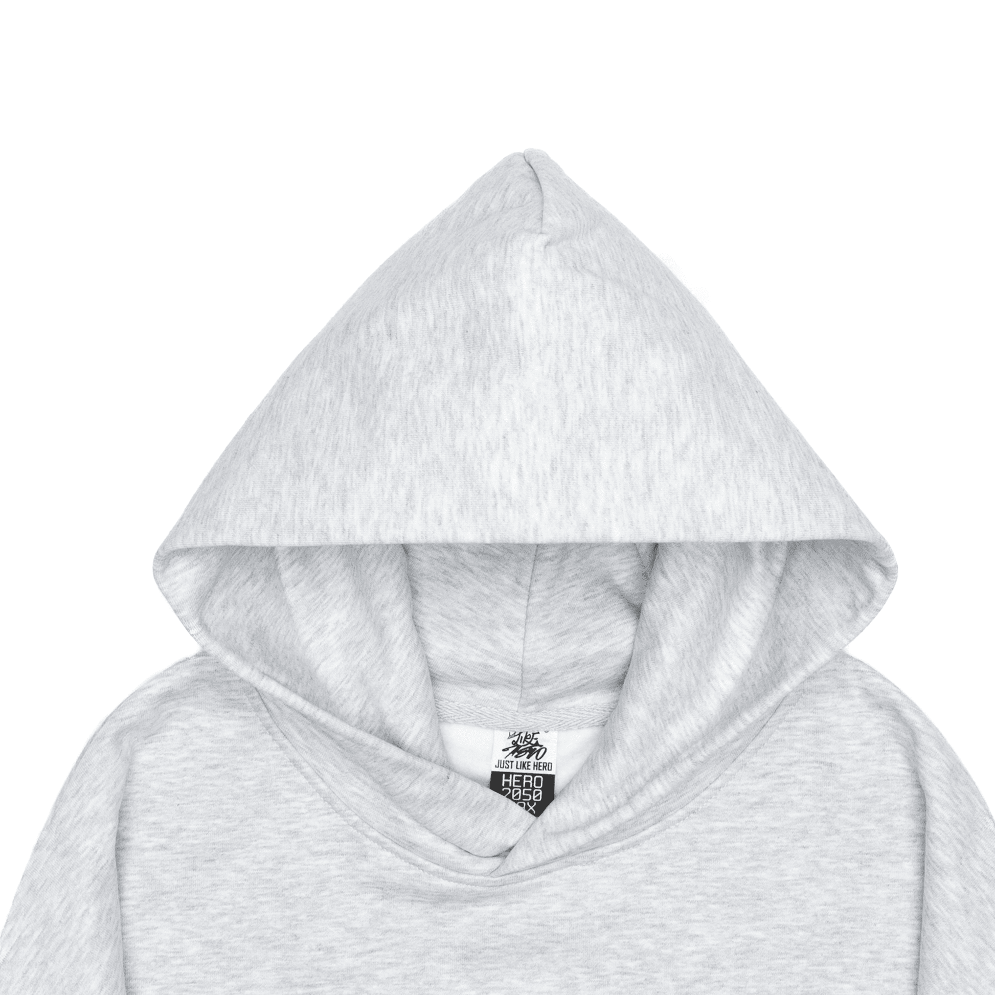 Hoodie-HERO-2050 MAX Unisex Blank Hoodie - Ash Heather-torontoscreenprinting.ca