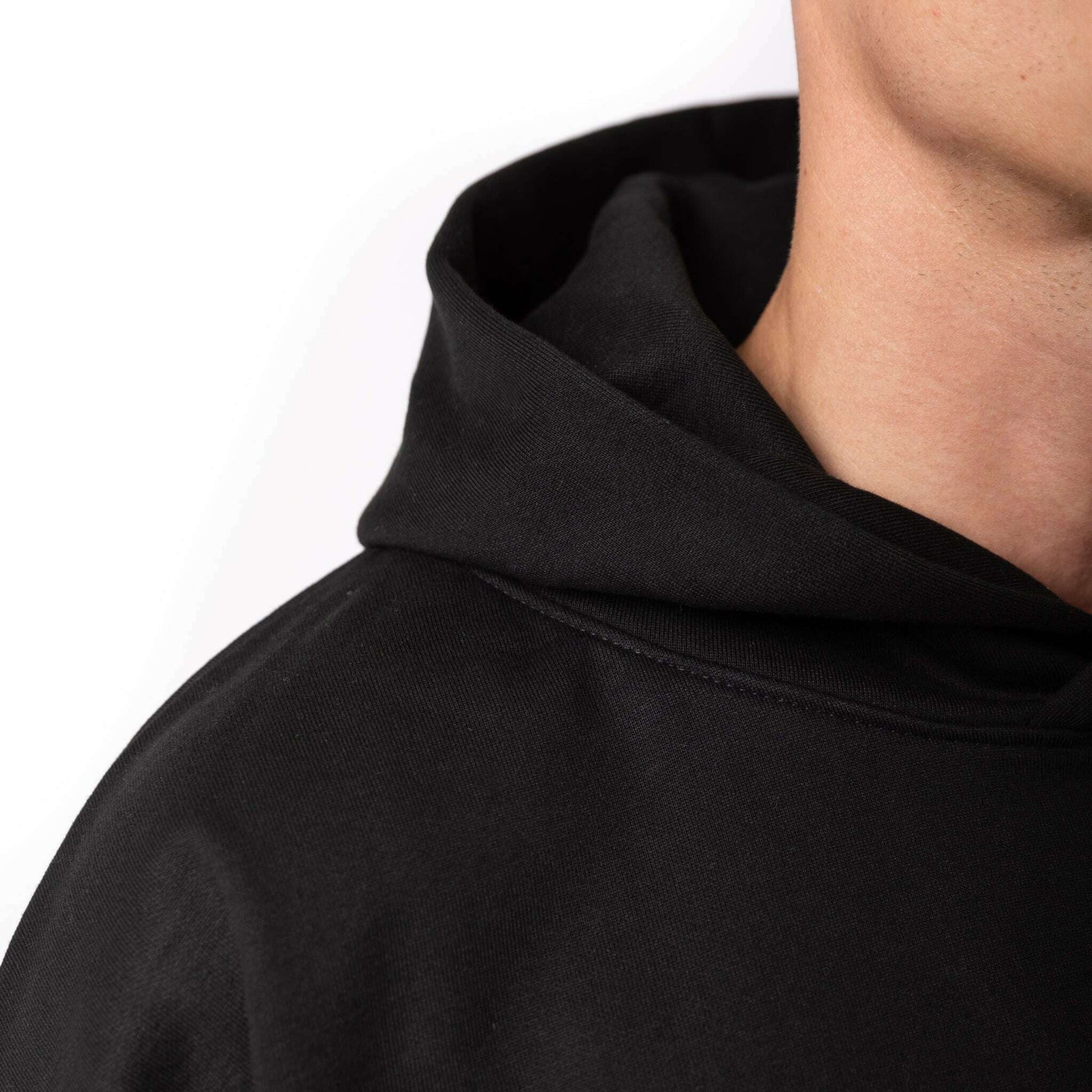 Hoodie-HERO-2050 MAX Unisex Blank Hoodie - Black-torontoscreenprinting.ca