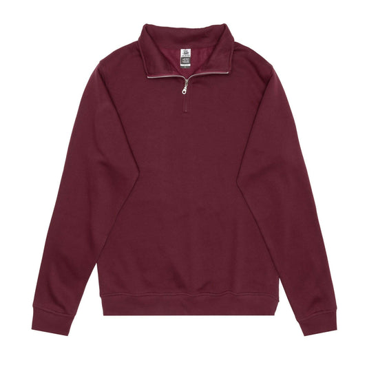 Quarter-Zip Sweatshirt-HERO-4020 Unisex Quarter Zip Sweatshirt - Maroon-torontoscreenprinting.ca