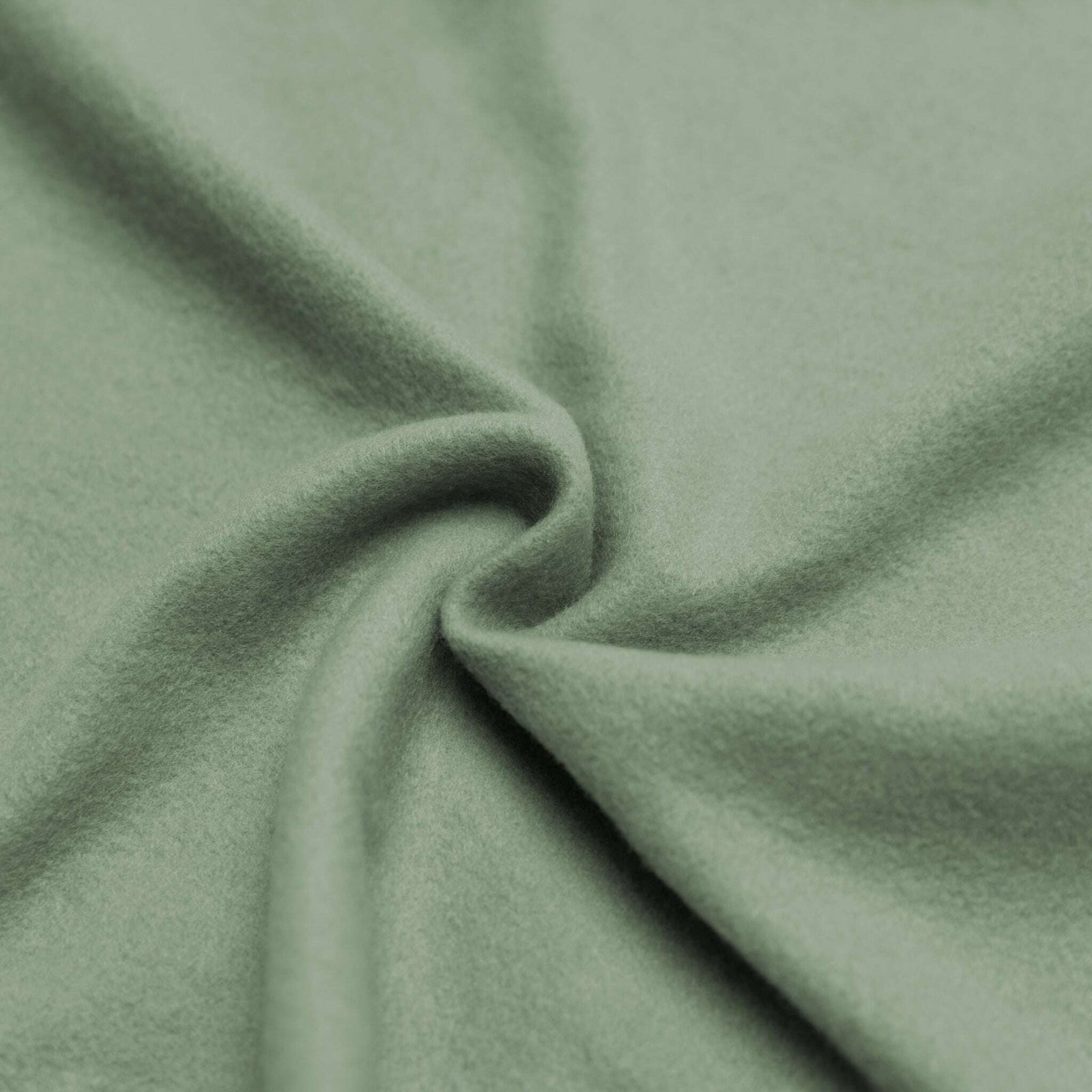 HERO-4220C Cropped Drop Shoulder Scuba 1/2 Zip Hoodie - Dusty Green