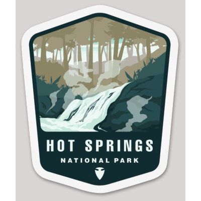 Hot Springs National Park Die Cut Sticker - sticker