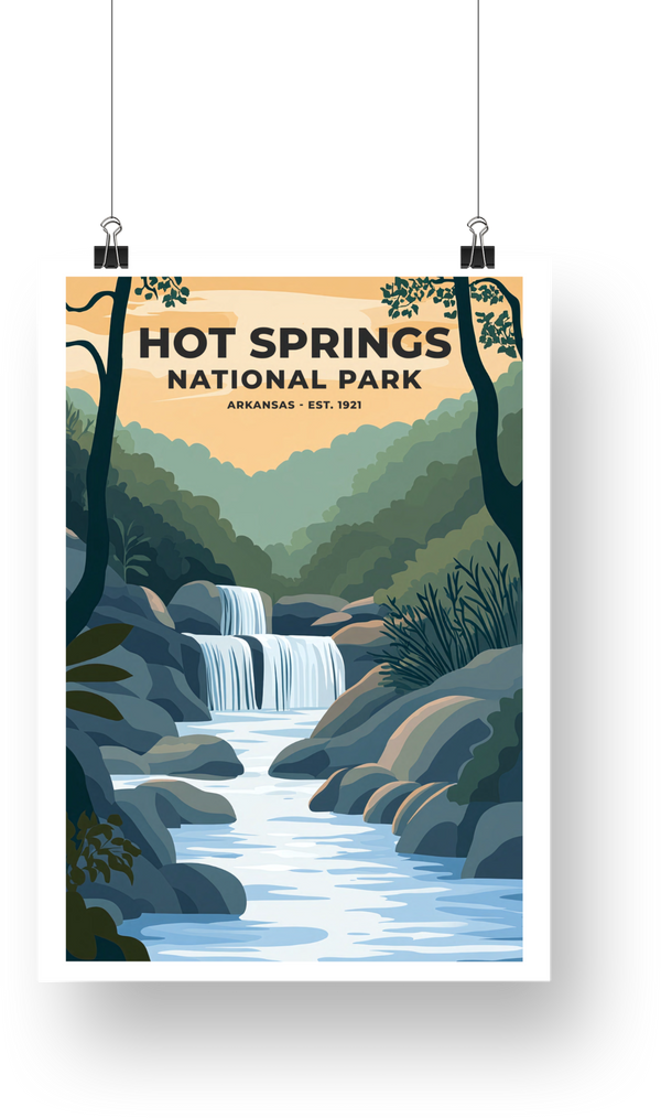 Hot Springs National Park Poster - poster