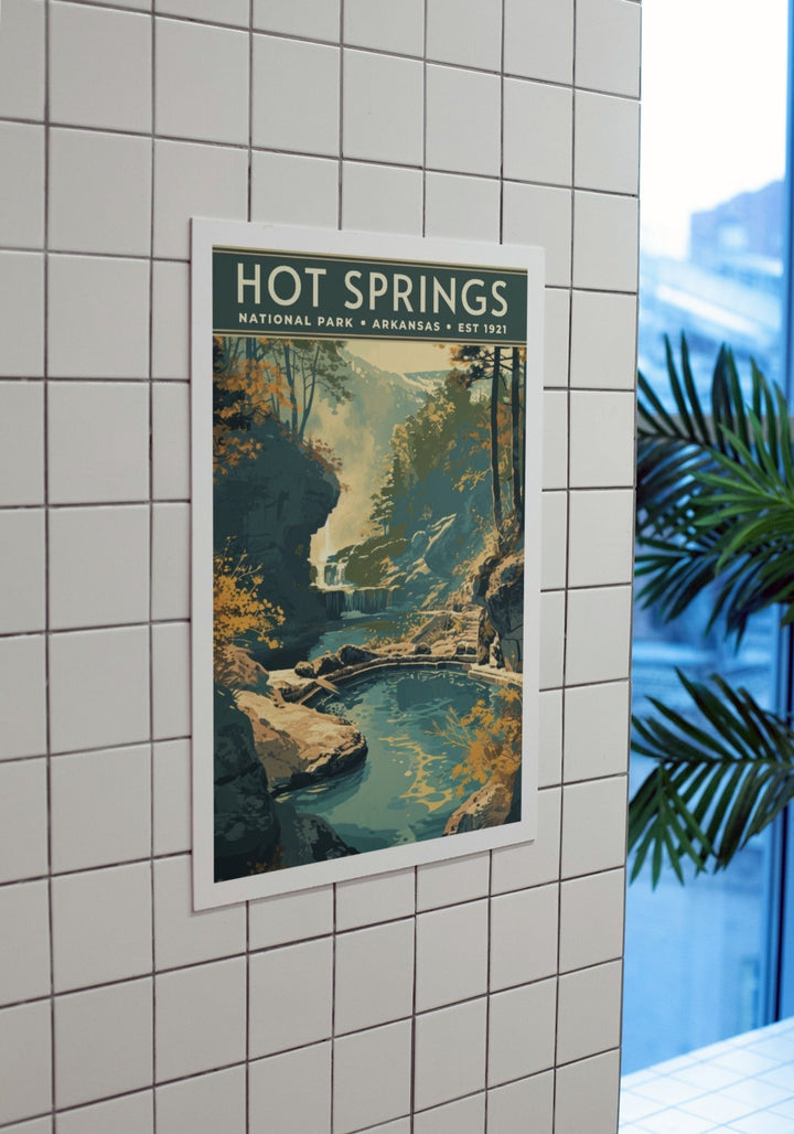 Hot Springs National Park Poster - poster