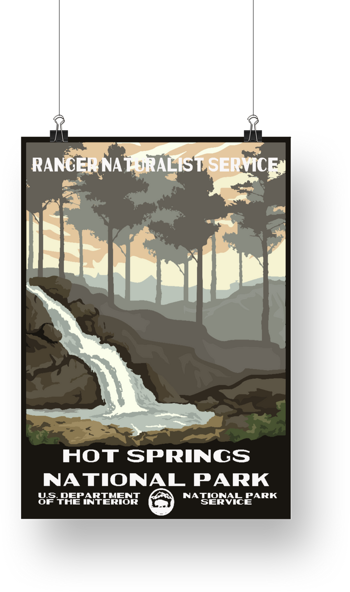 Hot Springs National Park Poster - poster